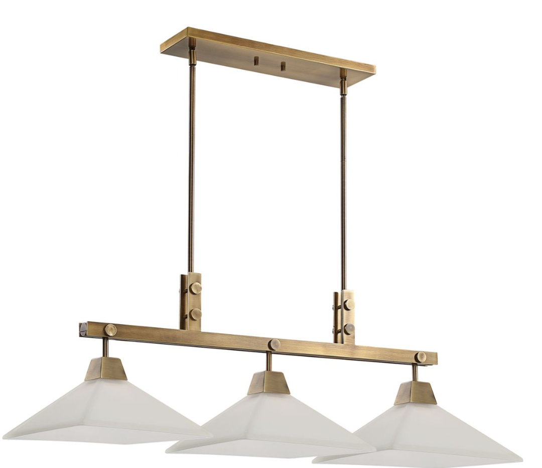 Brooklawn - 3 Light Linear Chandelier