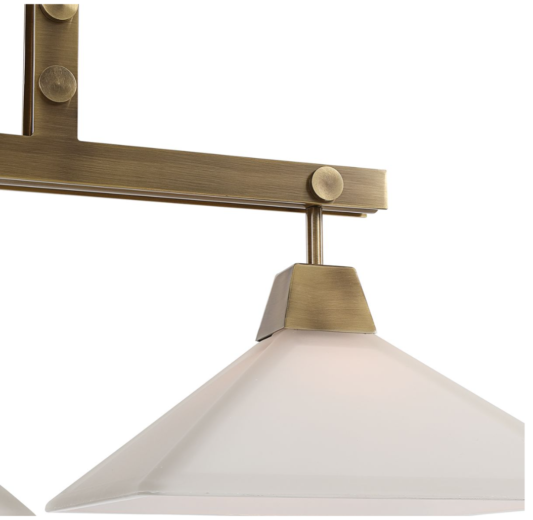 Brooklawn - 3 Light Linear Chandelier
