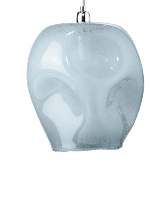 Carole - Dimpled Glass Pendant, Large