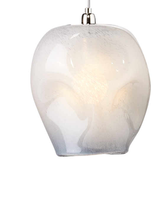 Carole - Dimpled Glass Pendant, Large
