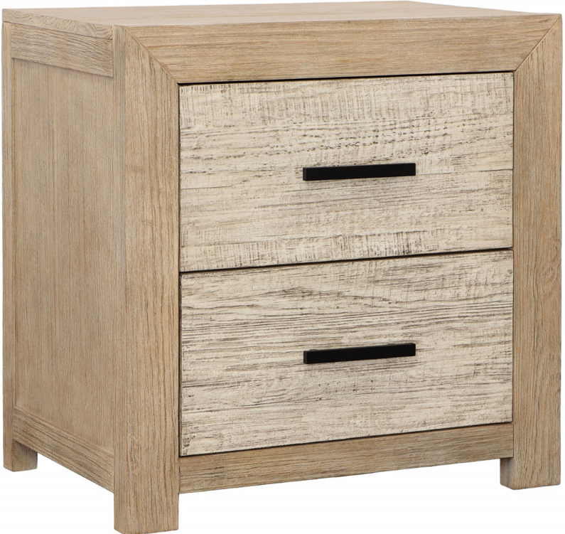 Cypress - Double Drawer Nightstand