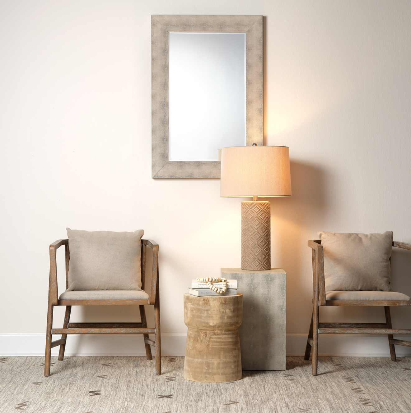 Faux Cream - Side Table